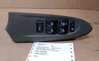 Chevrolet Trailblazer 2004 conductor interruptor de ventana maestro bisel gris  Foto 1 de 4