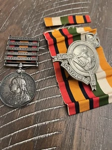 Medaglia guerra boera NOMINATA a soldato SAC con extra - Foto 1 di 8