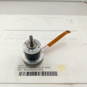Maxon EC--45 motor  flat 42 with GP32C 166931 371784 - Picture 1 of 6