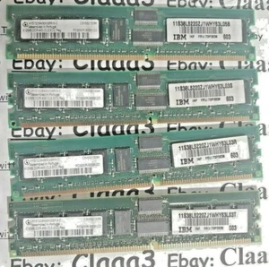 2Gb 4x512Mb IBM HYS72D64300GBR-5-C memoria memorie ecc SERVER pc2 3200 ddr2 400 - Foto 1 di 3