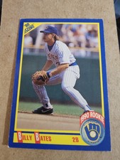 Billy Bates #608 Milwaukee Brewers 1990 Score Baseball Card