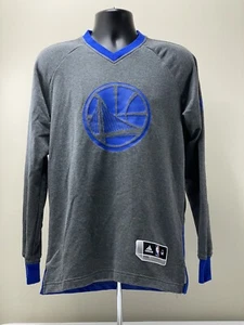 Golden State Warriors Long Sleeve Shirt Gray Size Medium - Picture 1 of 6