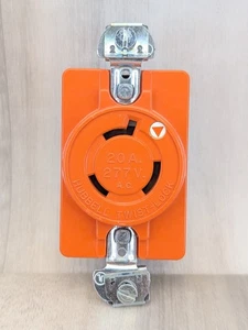 IG-2330, Hubbell 20A 277V USA Locking Receptacle Industrial NEMA L7-20R Isolated - Picture 1 of 6