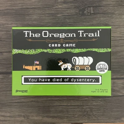 The Oregon Trail Card Game - by Pressman 100% Complete CIB Manual All Cards Die - Image 1 of 3