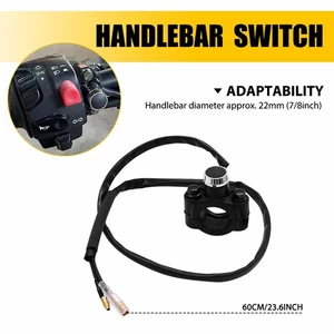 7/8" Motorcycle ATV Button On Off Switch Handlebar Headlight Fog Spot Light EXD - Picture 1 of 20