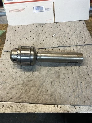 Jacobs USA 1” Ball Bearing Super Drill Chuck 20N w/ MT 5 Morse Taper Shank - Image 1 of 4