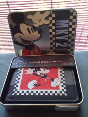 Men's Mickey Mouse Bi-Fold Wallet in Gift Tin - Image 1 of 4