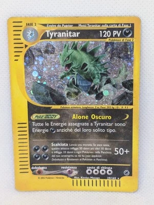 Tyranitar 029/165 Expedition Base Holo Ultra Rare Pokemon TCG Nintendo ITALIAN - Image 1 of 4