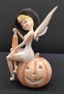 Lenox Disney Tinkerbell Tinks Halloween Treats Witch 15.2cm Figure In Box - Picture 1 of 7