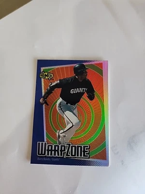 2000 Upper Deck Ionix BARRY BONDS Warp Zone #WZ2 GIANTS  ZO - Image 1 of 4