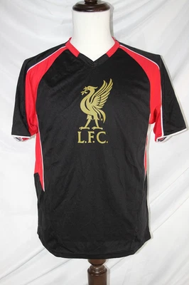 Liverpool FC Men's M Black Red Soccer Jersey Football Shirt LFC Kit Crest - Image 1 of 4