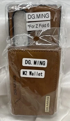 Magnetic Leather M2 Wallet Card Bag Case Cover For Samsung Z Fold 6 DG Ming New - Image 1 of 3