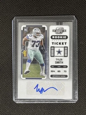 2022 Panini Contenders Optic - Rookie Ticket Autographs Tyler Smith #205 - Image 1 of 2