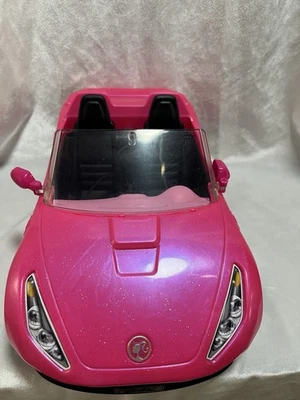 Barbie Glam Convertible Rosa Brillante Coche 2 Plazas Mattel Foto 1 de 4