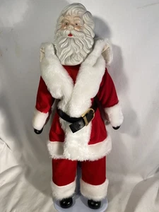 Santa Claus Old Skinny St. Nick Doll with Stand & Original Box 16 Inches Tall - Bild 1 von 15