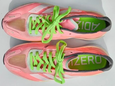 Women's Adidas Adizero Boston 11 Lightstrike Pro Shoes Sneakers Size 8.5 Pink - Image 1 of 4