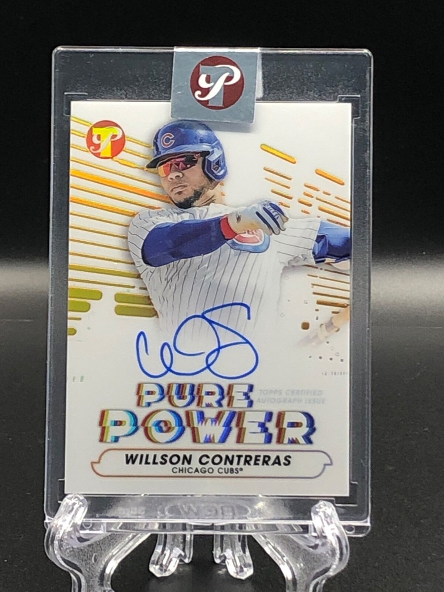 世界で1枚限定】Willson Contreras パッチオート ロゴマン