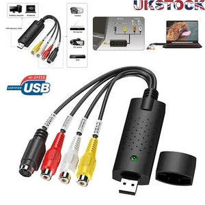 USB 2.0 Audio TV Video VHS to DVD VCR PC HDD Converter Adapter Capture Card - Afbeelding 1 van 11