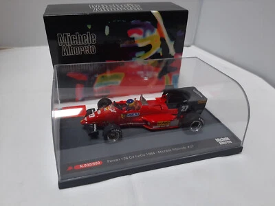 BRUMM FERRARI 126 C4 TURBO 1984 MICHELE ALBOREDO #27 S10/01 1/43 - Immagine 1 di 3