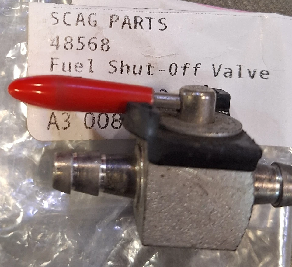 ЗАПОРНЫЙ КЛАПАН ТОПЛИВА SCAG 48568 ОТ ОРИГИНАЛЬНОГО ПРОИЗВОДИТЕЛЯ - Изображение 1 из 1