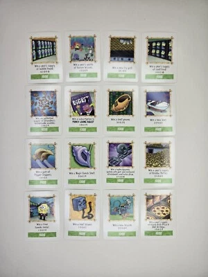 Set Of 16 Raffle Cards SpongeBob SquarePants The Game of Life Replacement Piece - Image 1 of 4