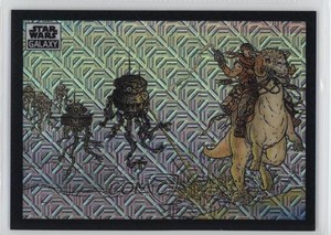 2022 Topps Chrome Star Wars Galaxy Mojo Refractor 12/50 Attack on Hoth! #14 13r5