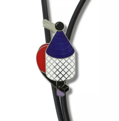 Corbata vintage ACME Studio "#01" Cloisonné Bolo del arquitecto RICHARD MEIER - NUEVA Foto 1 de 4