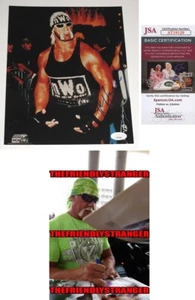 Hollywood Hulk Hogan signed WCW "nWo"" 8x10 Photo PROOF WWE wwf JSA COA - Picture 1 of 6