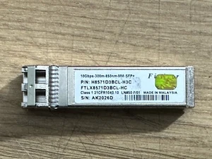 Finisar FTLX8571D3BCL-HC Finisar H8571D3BCL-H3C 10Gbps-300m-850nm-MM-SFP+ Module - Imagen 1 de 2