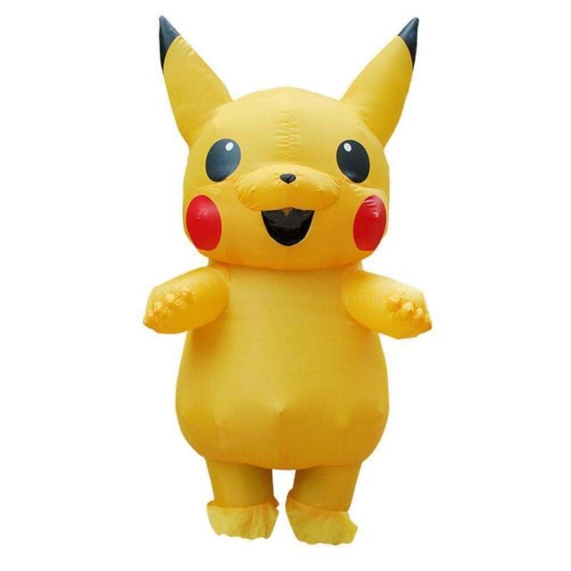 Fantasia Pokemon Pikachu Mascote Adulto,personagem,go