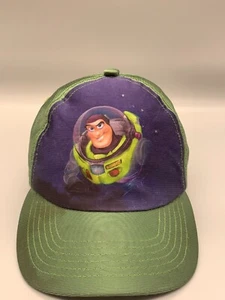 Disney Toy Story Hat Cap Adjustable Strap Back Small Green Disney Store Buzz - Picture 1 of 14