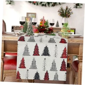 s Snowflakes Christmas Table Runner Christmas Decorations Xmas Tree 13×72Inch - Picture 1 of 7