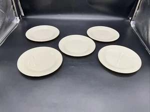 Set Of 5 Lenox USA Special salad Plates With Platinum Rim - Picture 1 of 6
