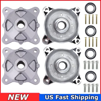 Front Rear Wheel Hubs W/ Studs & Bearings for Polaris RZR 800 S 800 EFI 2008-14 - Image 1 of 4
