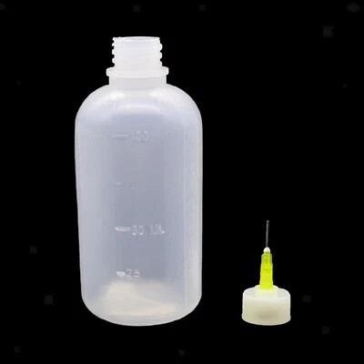 Plastic Needle Tip Glue Bottle Applicator Alcohol Bottle Small for DIY Tool - image 1 of 4