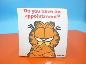 Vintage Garfield Notizblock Notizwürfel Haftnotizen lustig Büro neu kostenloser schneller Versand! - Bild 1 von 6