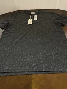 Civil Society XL Short Sleeve Heather Black Pullover Shirt New With Tags - Picture 1 of 7