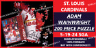 ST. LOUIS CARDINALS ADAM WAINWRIGHT 200 WINS PUZZLE 5-19-24 SGA (PRE-SALE) NEW