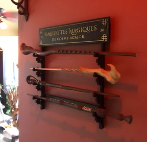Harry Potter Fantastic Beasts French Ministry Magic Epic Universe Wand Display - Picture 1 of 12