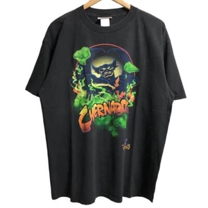 90s Disney Fantasia Chernabog Vintage T-shirt Black Size XL Rare - Picture 1 of 10