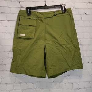 Royal Robbins green outdoor shorts with attached bag