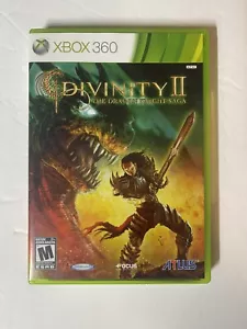 Xbox 360 Divinity II: The Dragon Knight Saga Complete In Box NTSC Tested working - Picture 1 of 9