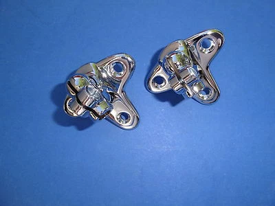 1956-1957-1958 OLDSMOBILE 88 & 98 SUNVISOR BRACKET-HARDTOP-SEDAN-WAGON-PAIR - Image 1 of 2