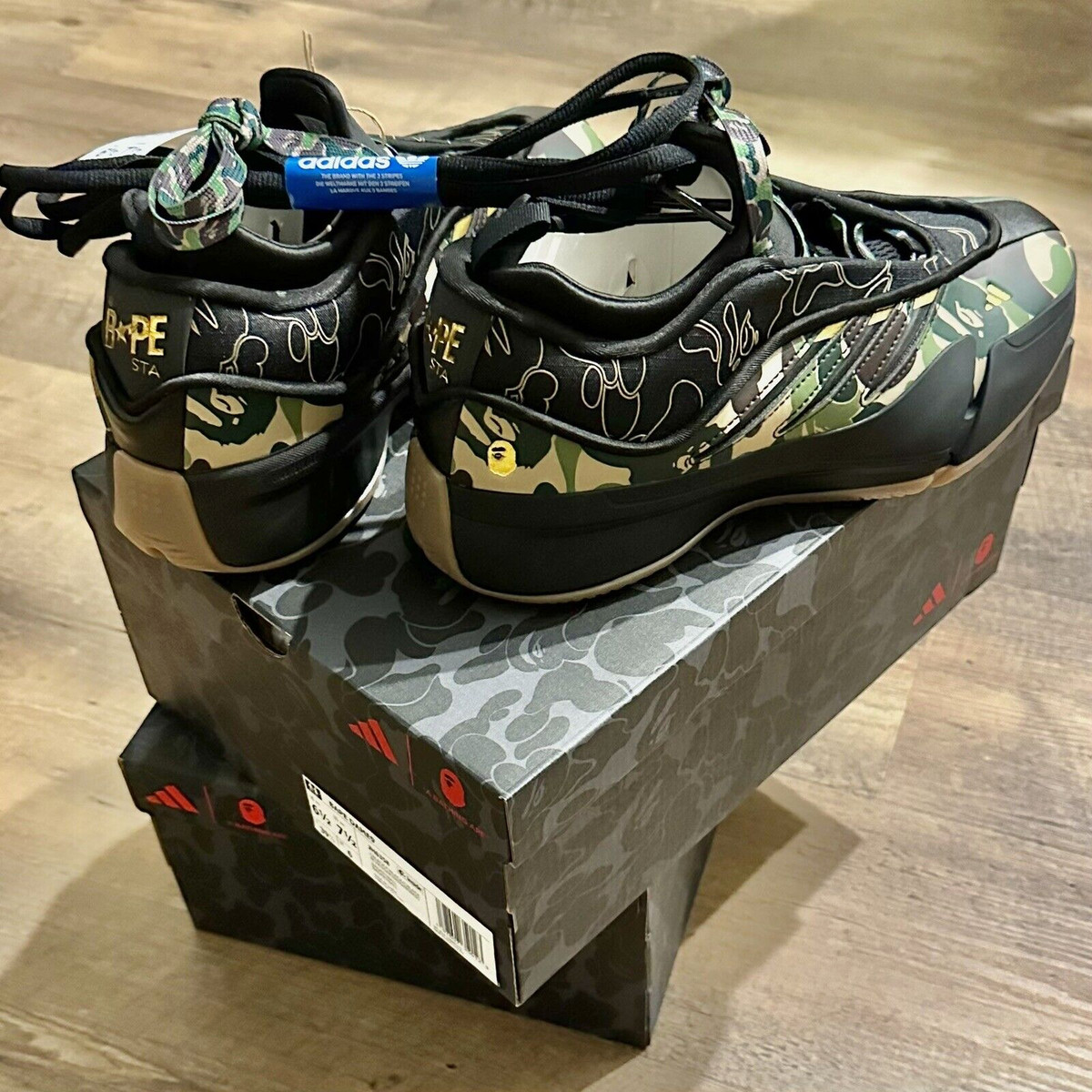adidas BAPE x Dame 9 Black Green for Sale | Authenticity adidas BAPE x Dame 9 Black Green for Sale | Authenticity