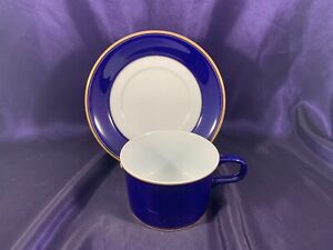MIKASA EMPIRE BLUE (BLUE/WHITE/GOLD) Cup & Saucer 2 1/4"