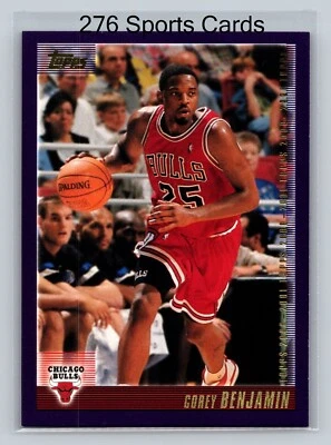 2000-01 Topps Corey Benjamin #86 Chicago Bulls - Image 1 of 2