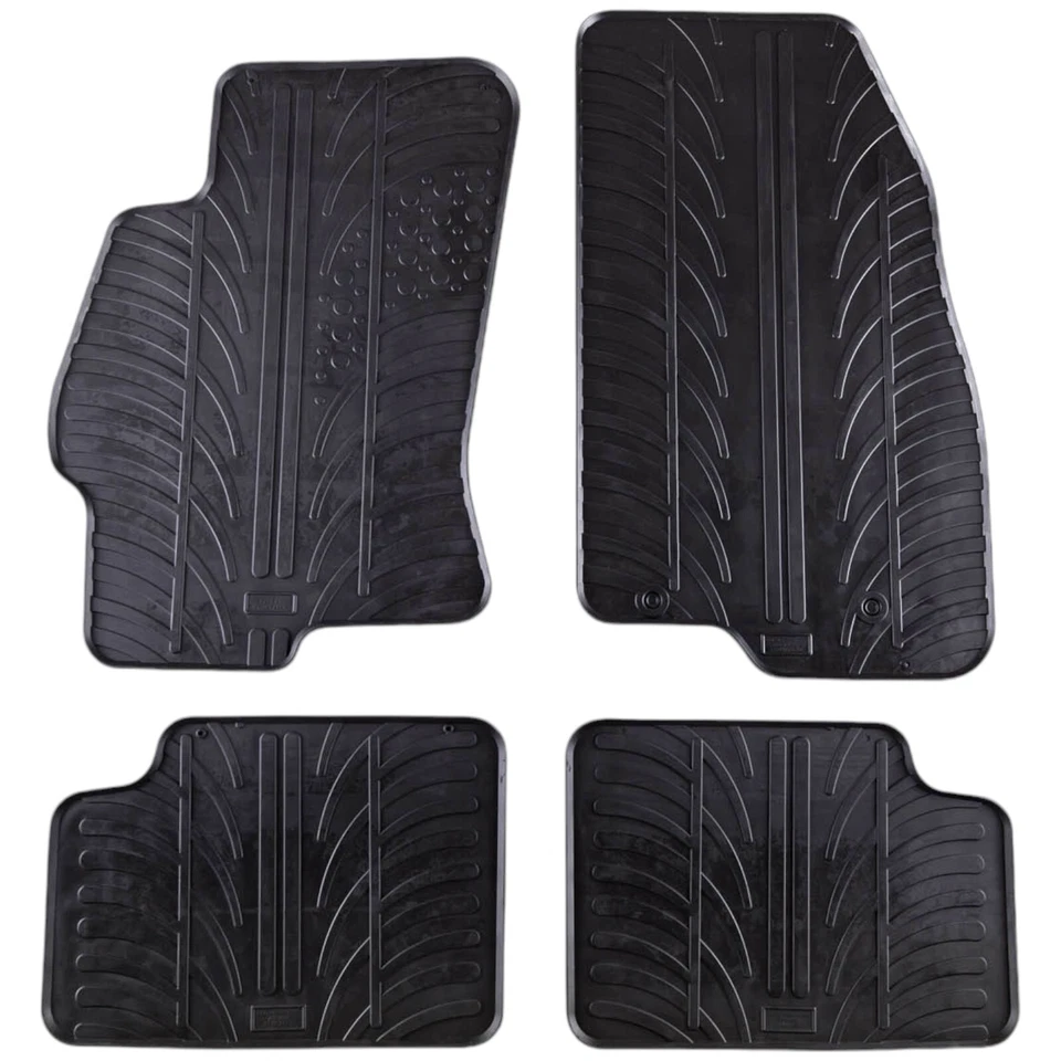 Alfombrillas de goma para coche Fiat Linea 2007-2015 para todo tipo de clima revestimientos resistentes nuevas Foto 1 de 4