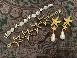 Modeschmuck Konvolut Beachy Fun - 2 Armbänder & 1 Paar Ohrringe - Bild 1 von 6