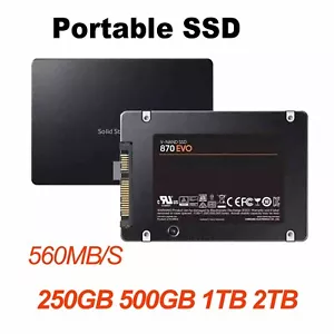 Samsung SSD 870 EVO 2.5" SATA III Solid State Drive 2TB 1TB 500GB 250GB 4TB Lot - Picture 1 of 13