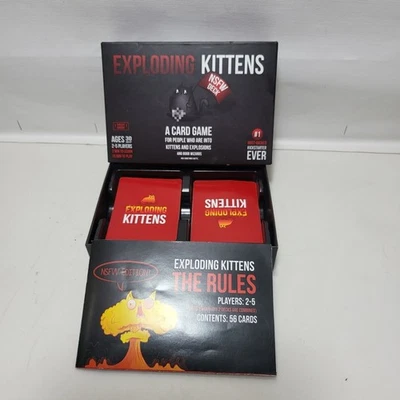 Exploding Kittens Edición NSFW Juego de Cartas para 2-5 Jugadores #1 Kickstarter Foto 1 de 4